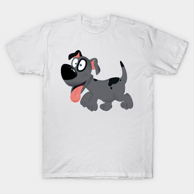 cartoon dog T-Shirt by tiver